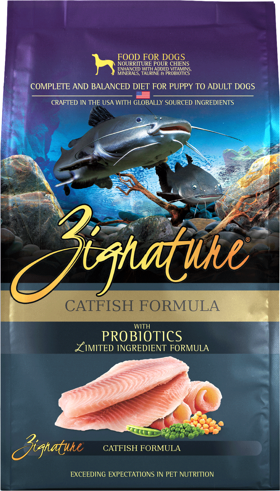 Zignature Original Catfish Formula with Probiotics