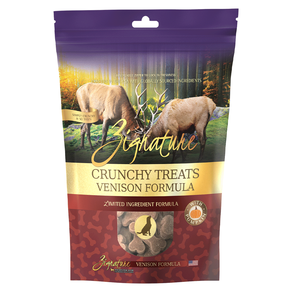 Zignature Crunchy Treats Venison Formula
