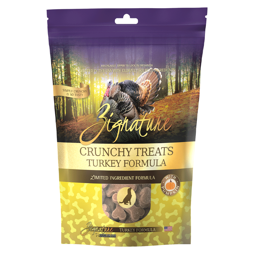 Zignature Crunchy Treats Turkey Formula