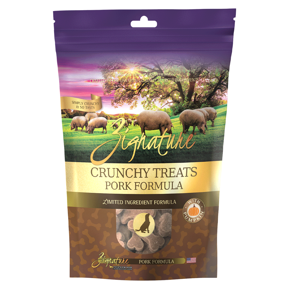 Zignature Crunchy Treats Pork Formula