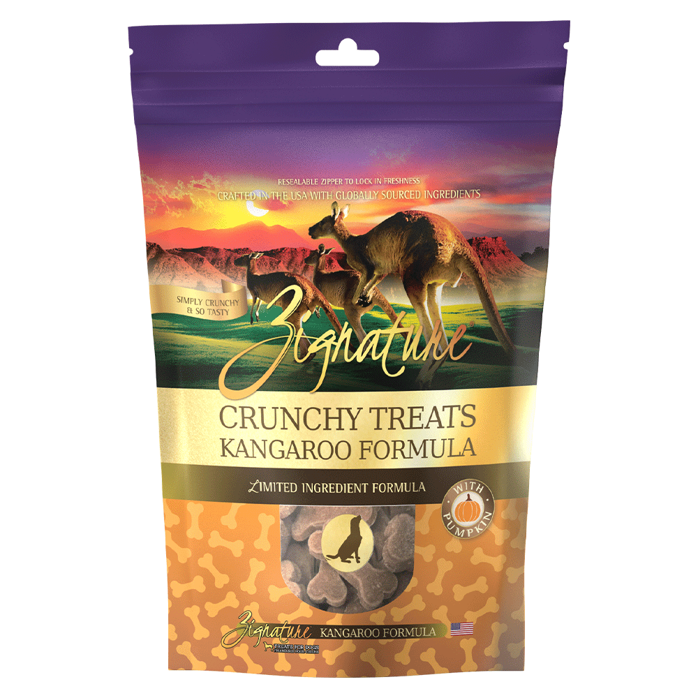 Zignature Crunchy Treats Kangaroo Formula