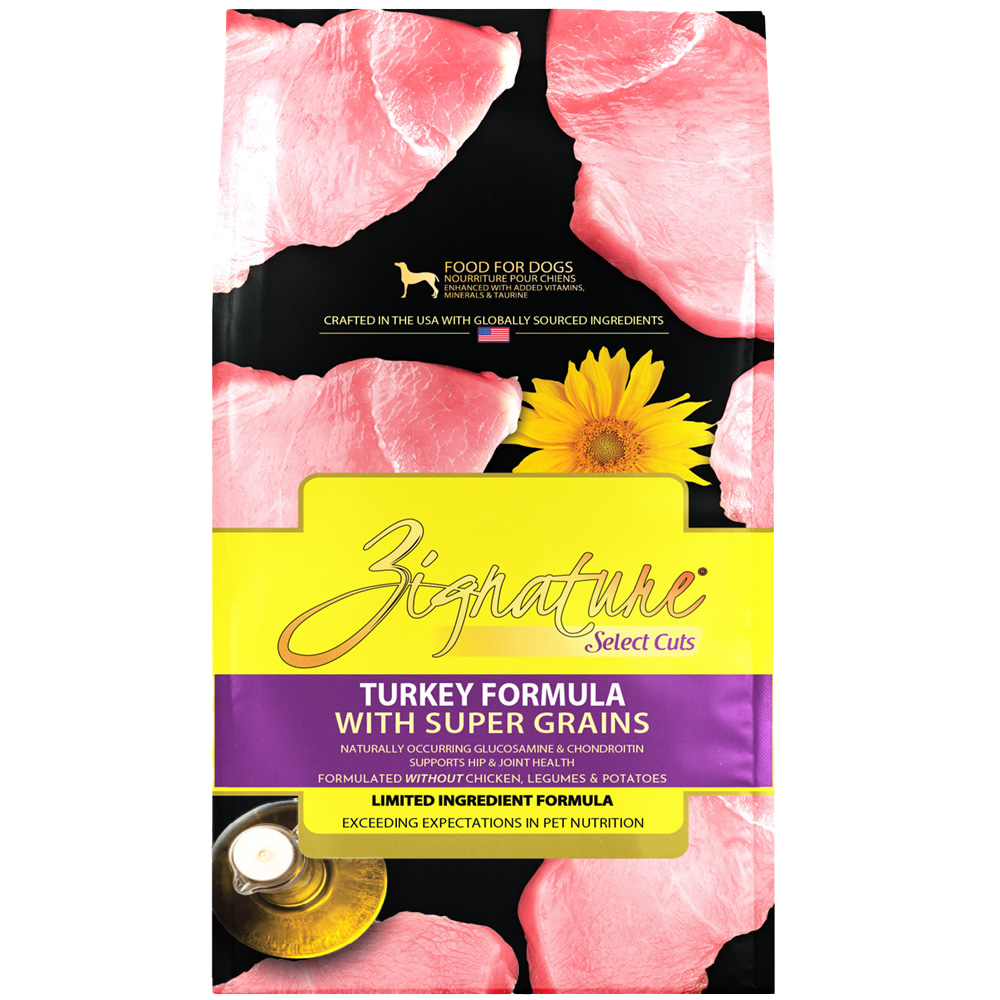 Zignature Select Cuts Turkey Formula with Super Grains
