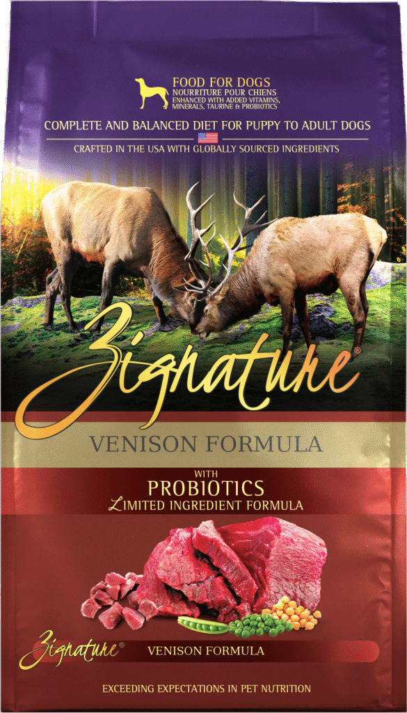 Zignature Original Venison Formula with Probiotics