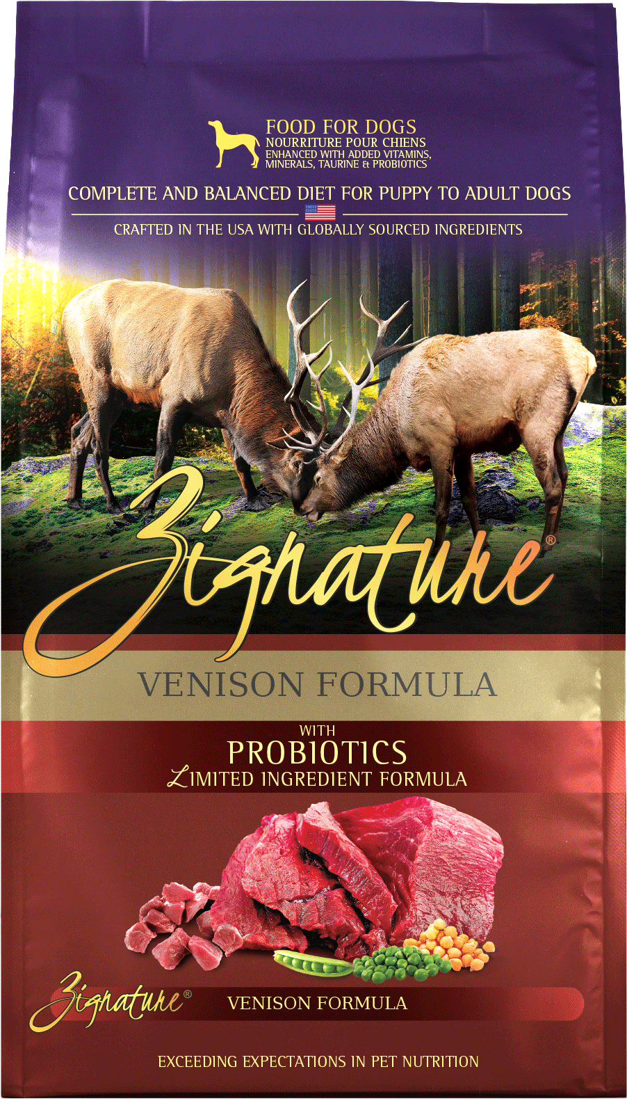 Zignature Original Venison Formula with Probiotics Zignature