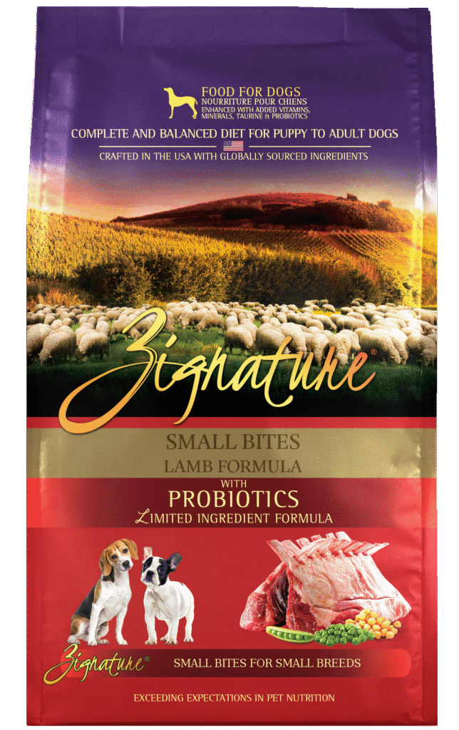 Zignature Original Small Bites Lamb Formula with Probiotics