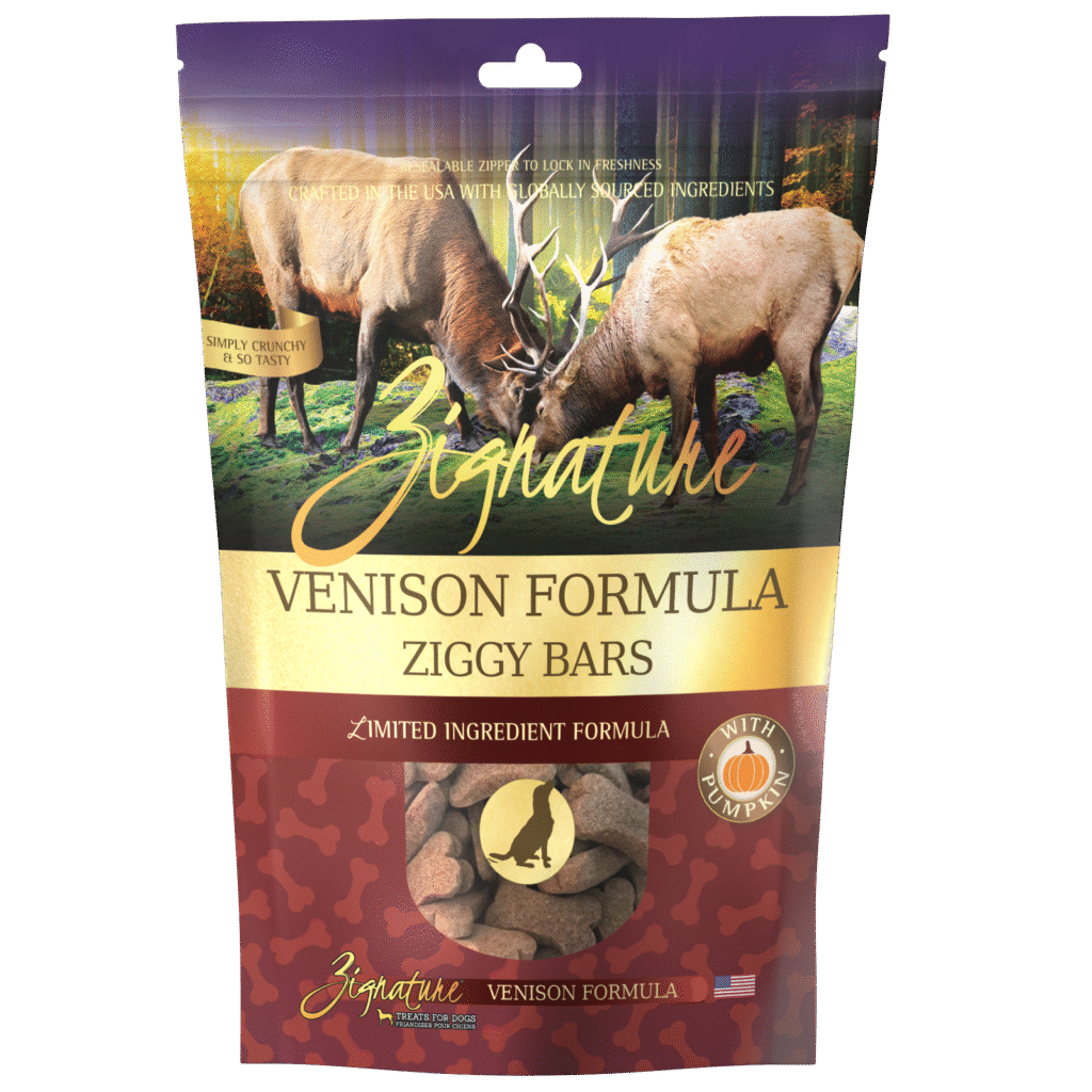 Zignature Ziggy Bars Venison Formula