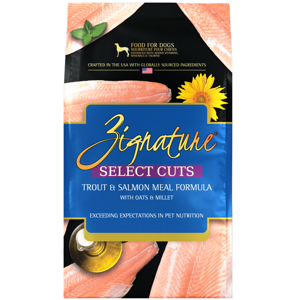 Zignature Select Cuts Trout & Salmon Meal Formula with Super Grains