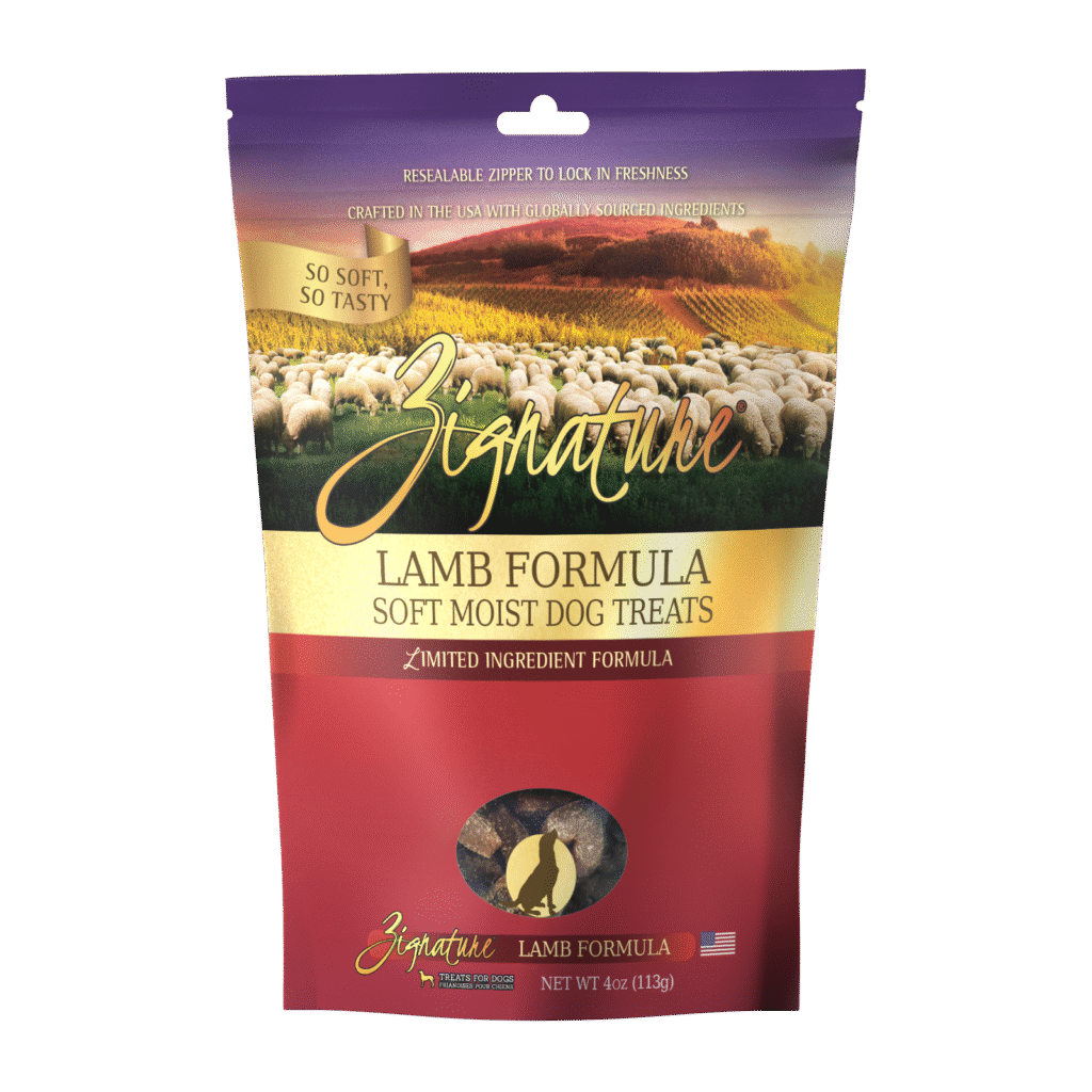 Zignature Soft Moist Dog Treats Lamb Formula
