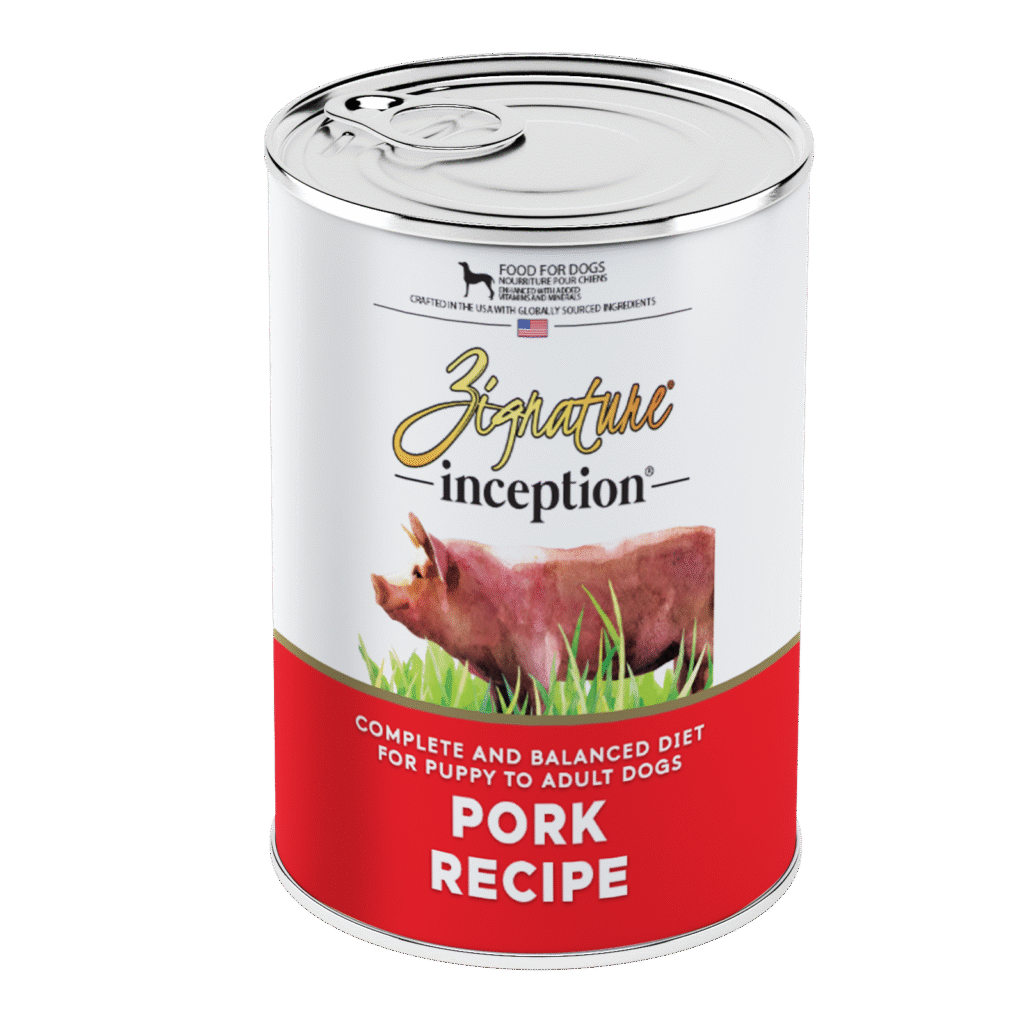 Zignature Inception Pork Recipe Wet Food Can
