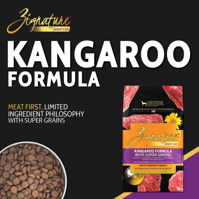 Zignature Select Cuts Kangaroo Formula Dog Food - Image 2
